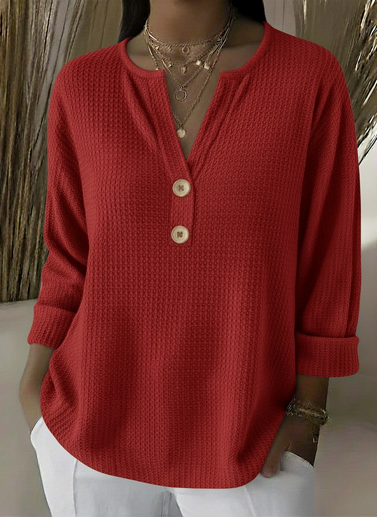 Lucinda™ | Henley bouton haut