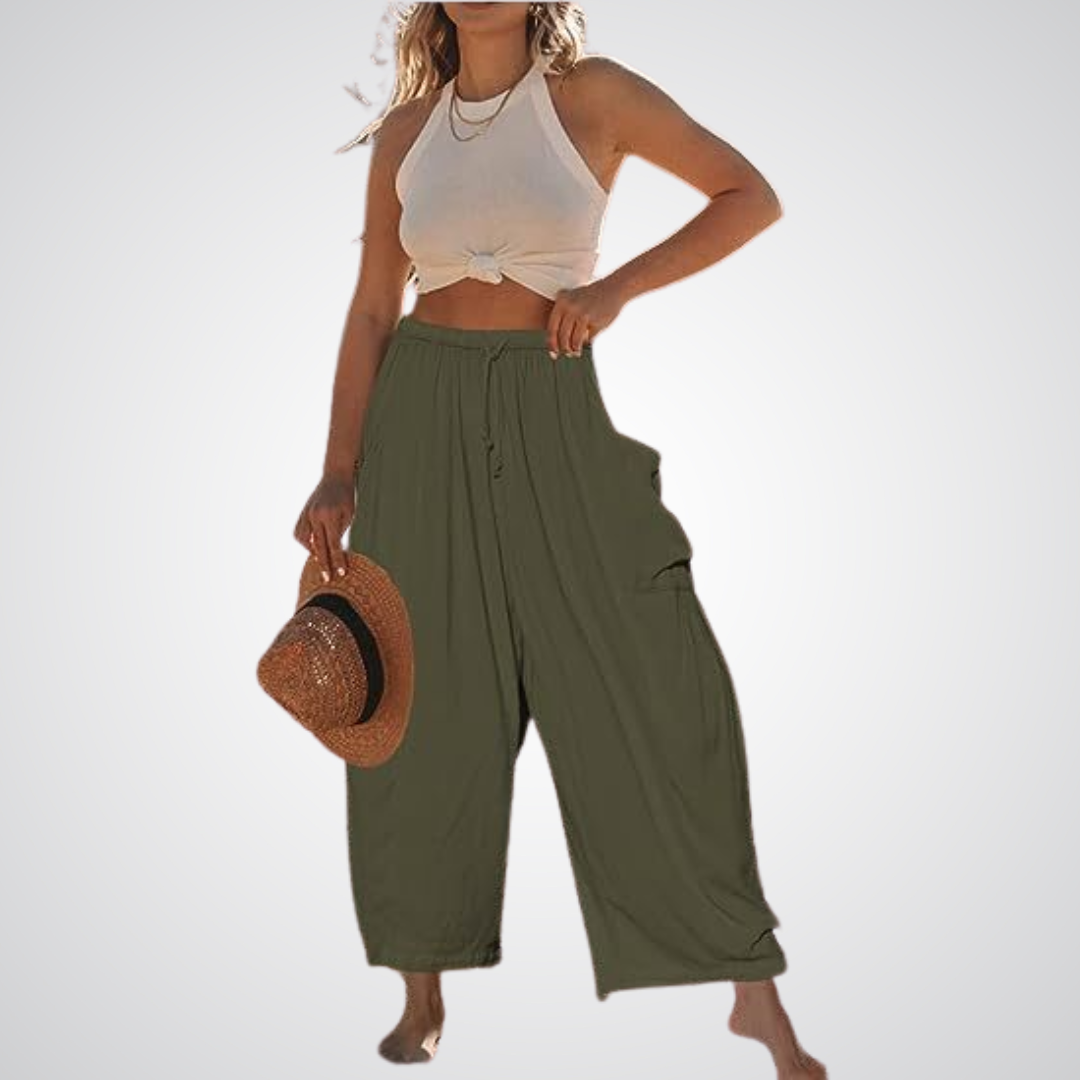 ELENA | Pantalon Large Confort