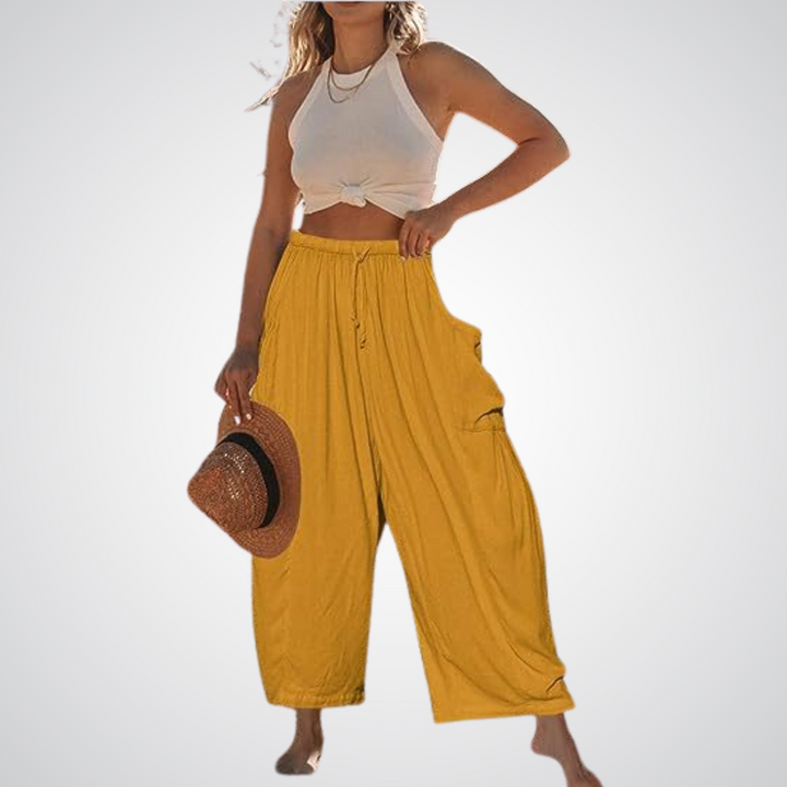 ELENA | Pantalon Large Confort