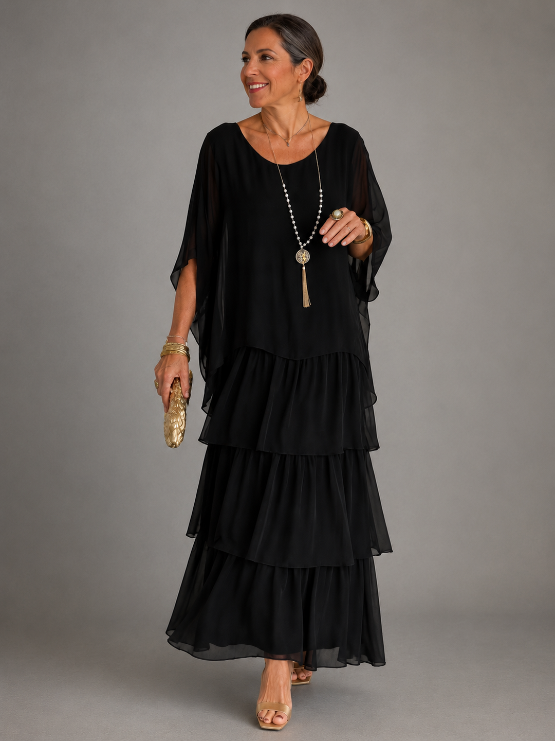 Lara | Robe Maxi Fluide et Élégante