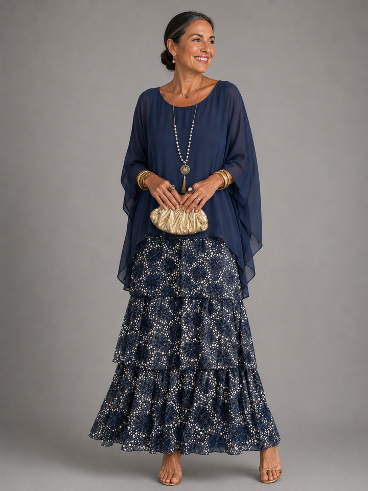 Lara | Robe Maxi Fluide et Élégante