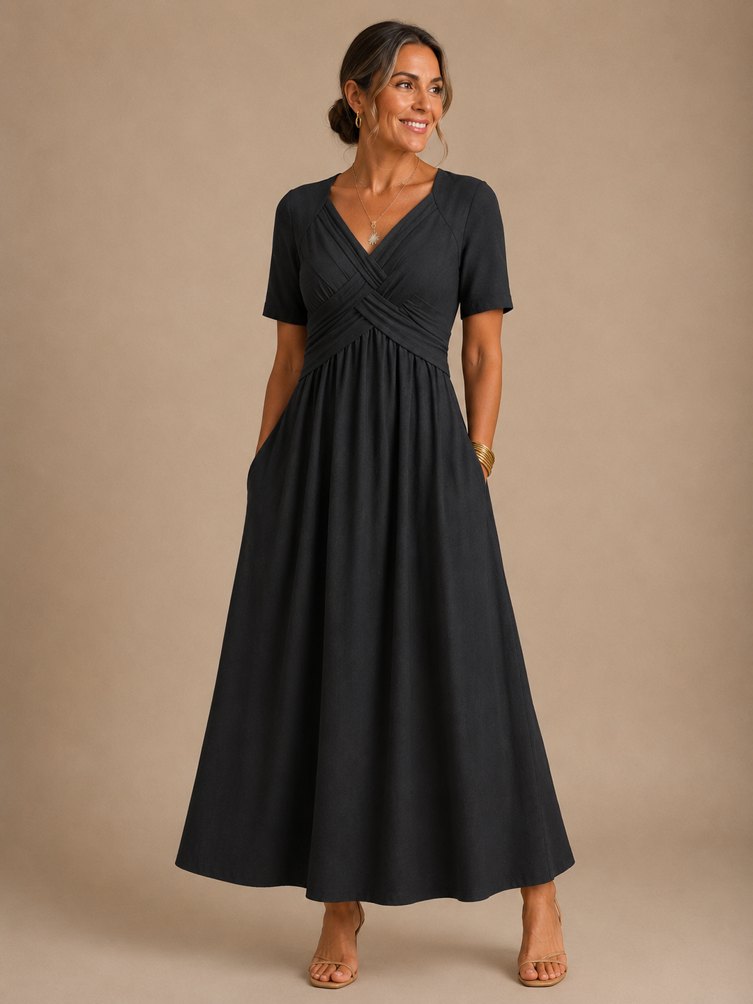 Angeli | Robe Midi Élégante
