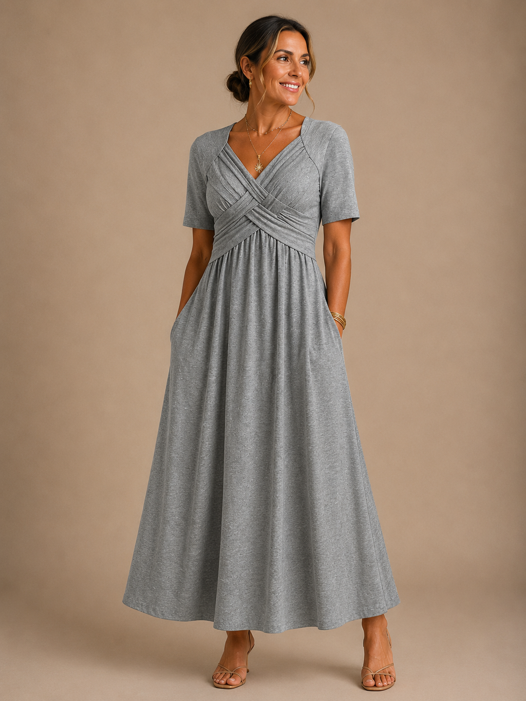 Angeli | Robe Midi Élégante