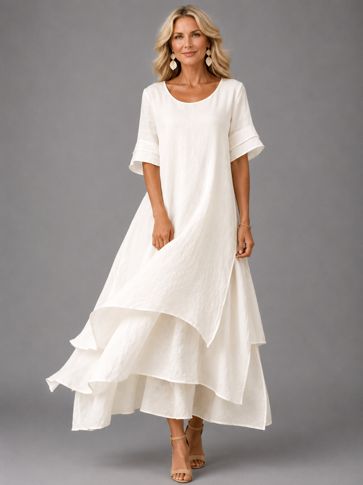 Liora™ | Maxi Robe Fluide Gracieuse