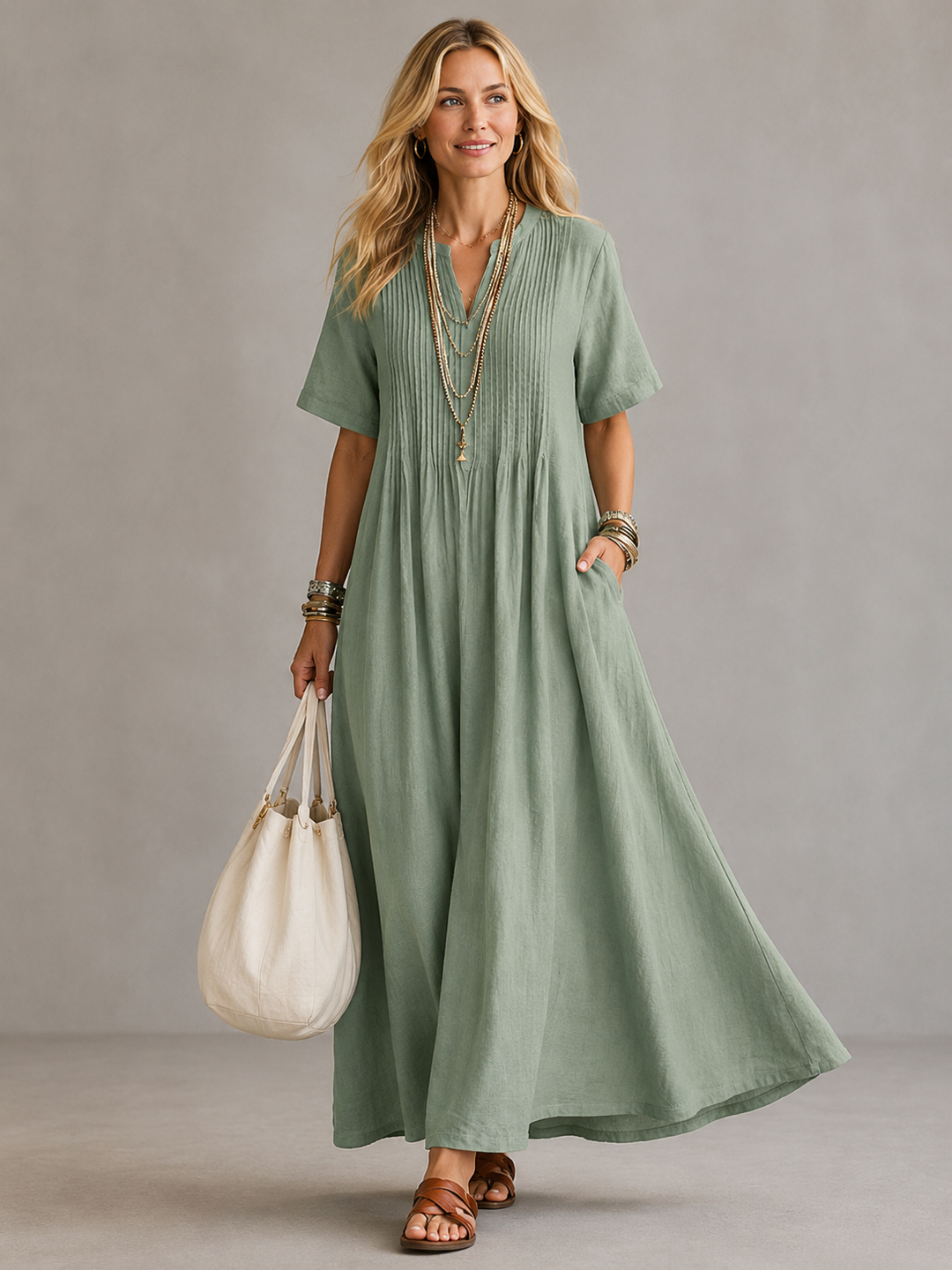 Nathalia | Robe Plissée