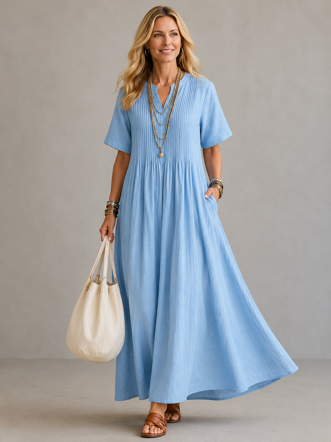 Nathalia | Robe Plissée