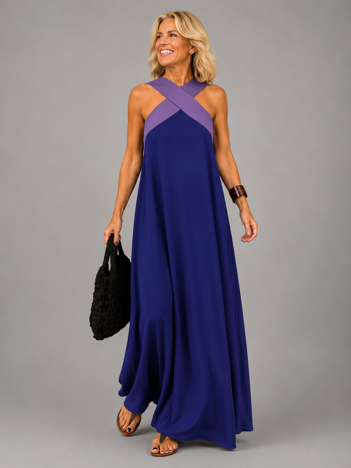 Velora | Robe Maxi Élégance Croisée