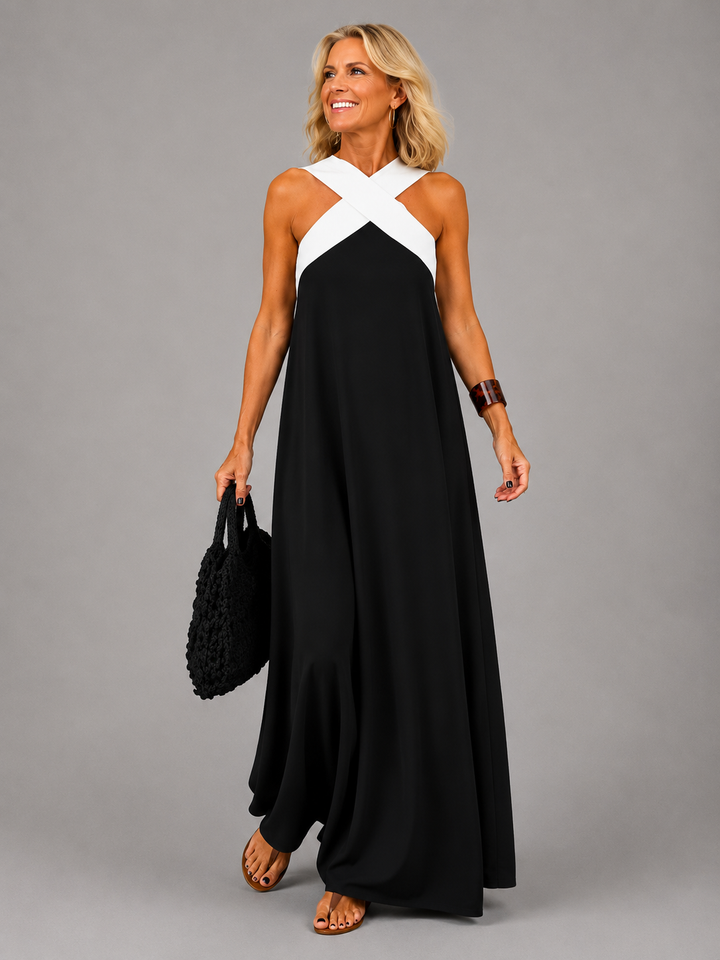 Velora | Robe Maxi Élégance Croisée
