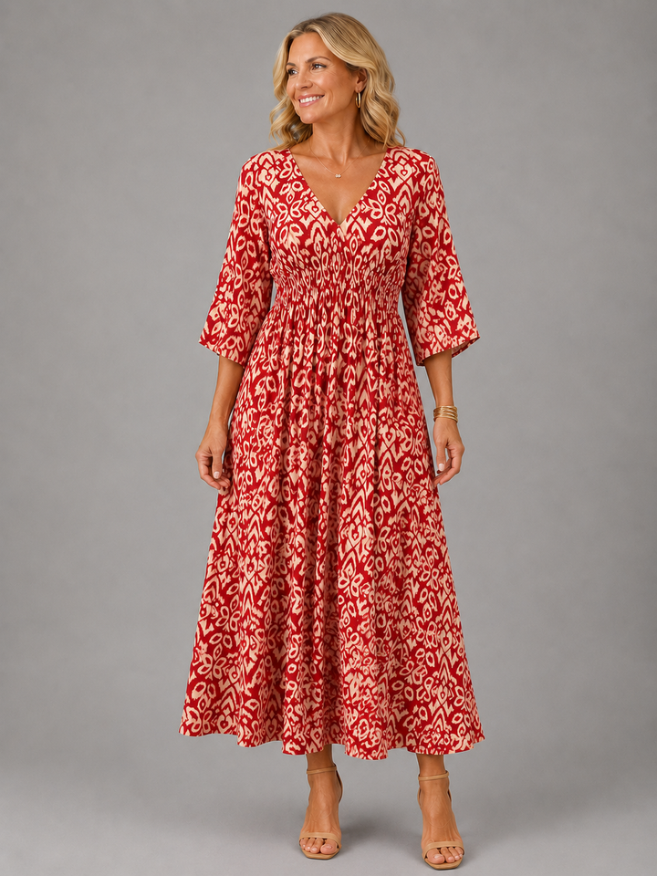 Althea | Robe Midi Bohème Fluide