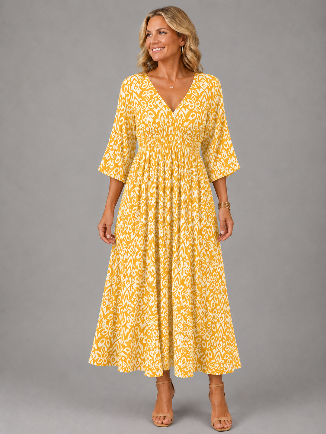 Althea | Robe Midi Bohème Fluide