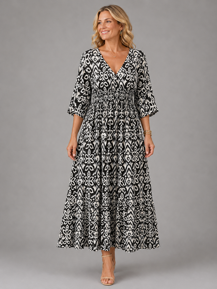 Althea | Robe Midi Bohème Fluide