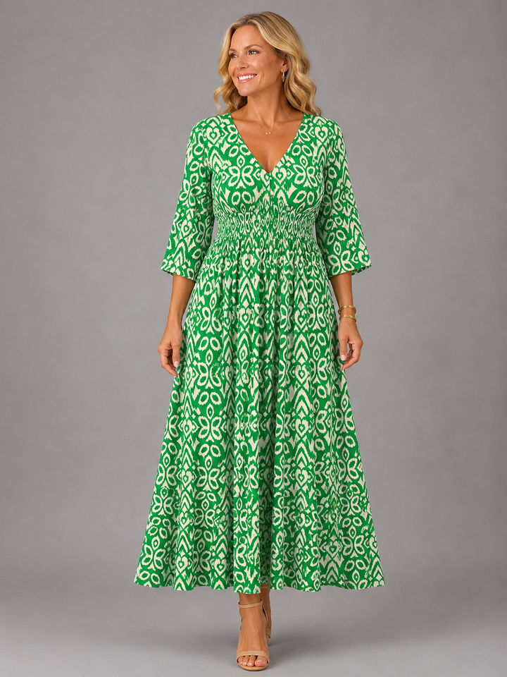 Althea | Robe Midi Bohème Fluide