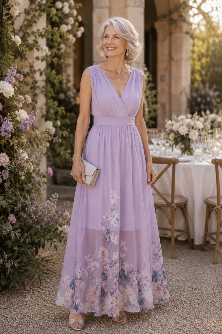Mica | Maxi Robe Trapèze Sans Manches