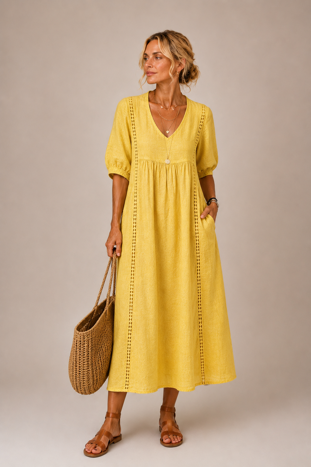 Sefi | Robe Midi d'Été