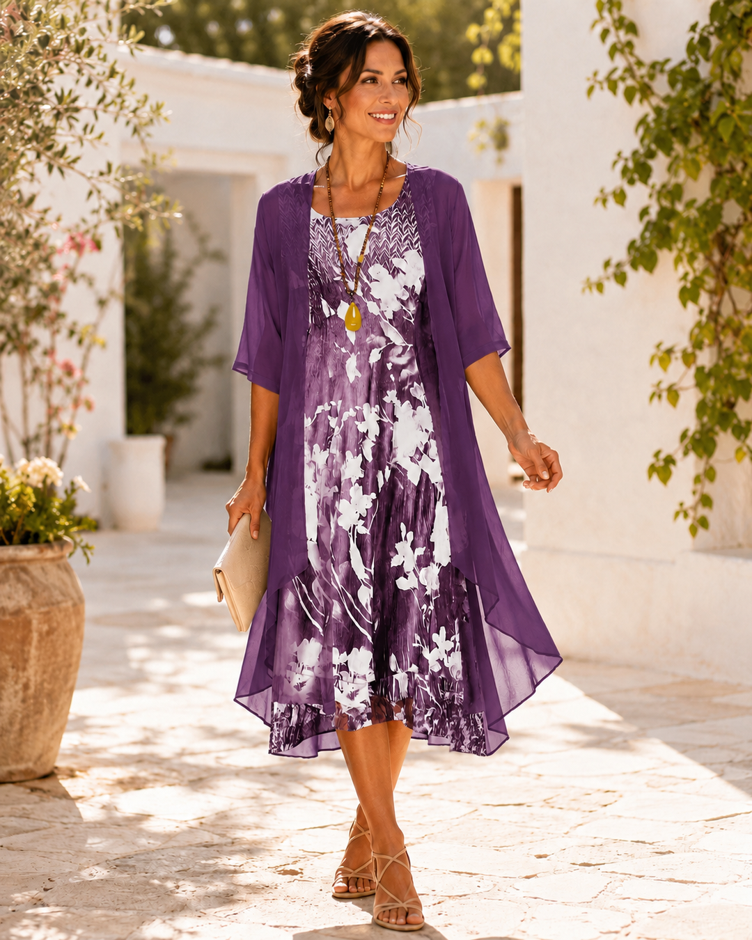 Olivia | Robe Femme Légère à Deux Épaisseurs