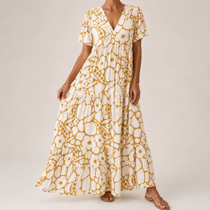 Olivia | Robe Imprimée Bohème