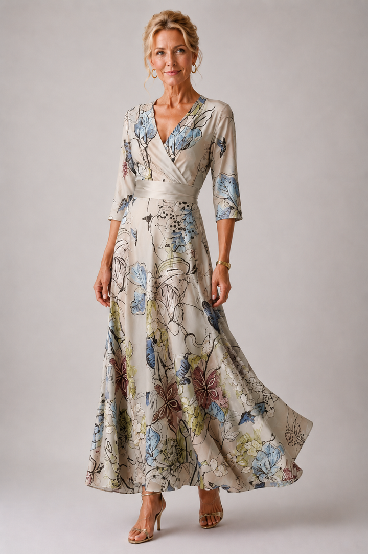 Ysa - Robe chic à imprimé floral