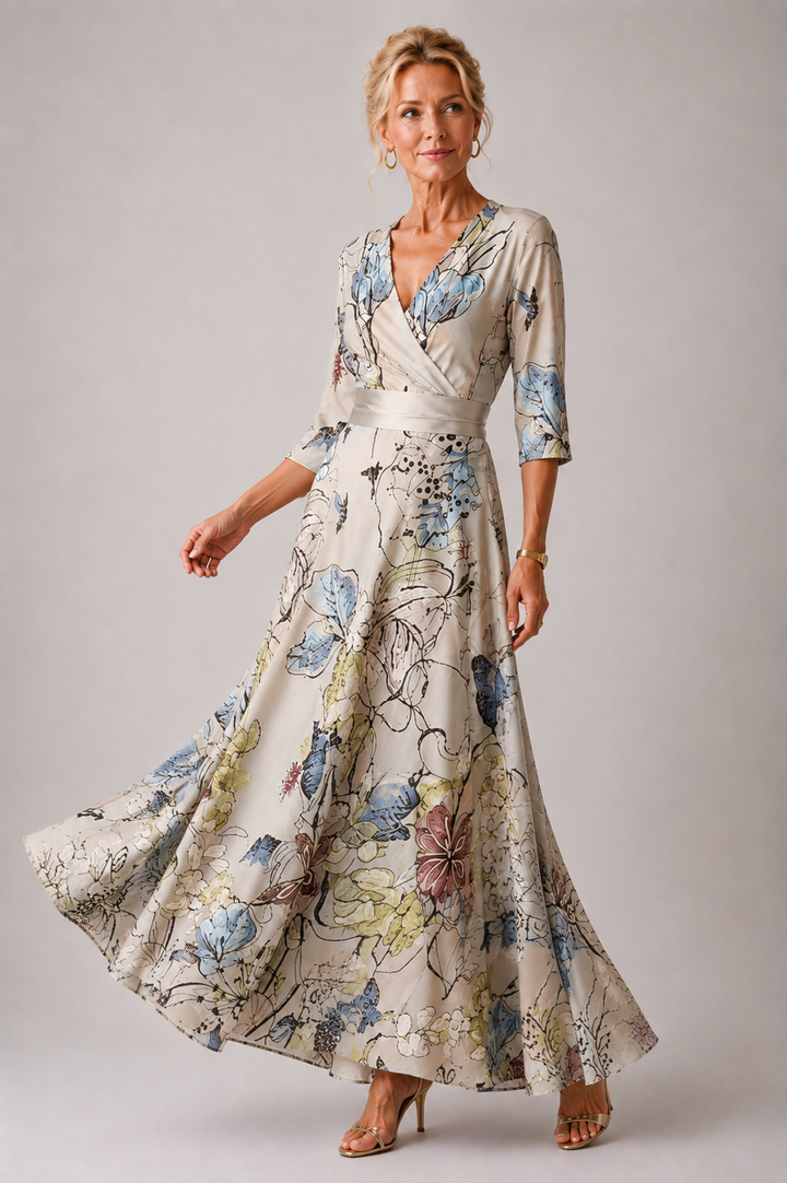 Ysa - Robe chic à imprimé floral