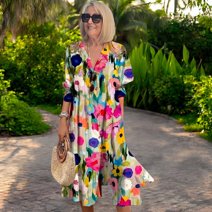 Zariah | Robe longue élégante de style bohème