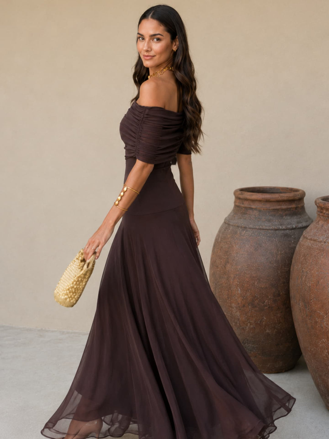 Robe Toledo en Marron