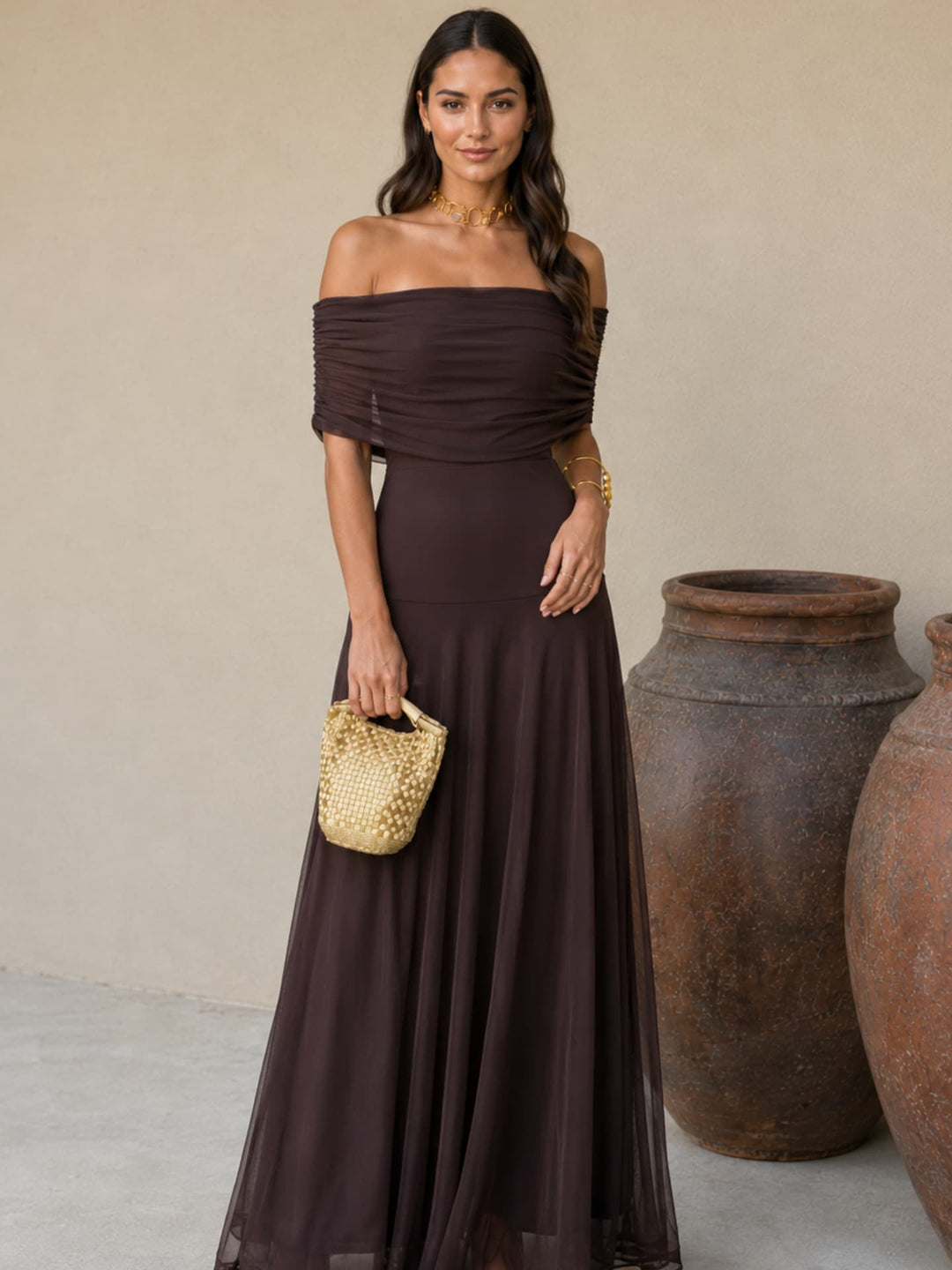 Robe Toledo en marron