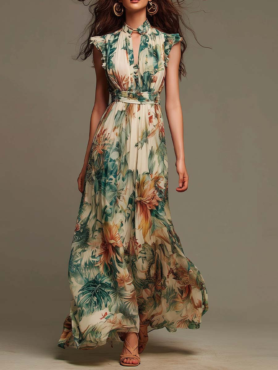 Eden - Robe longue fluide