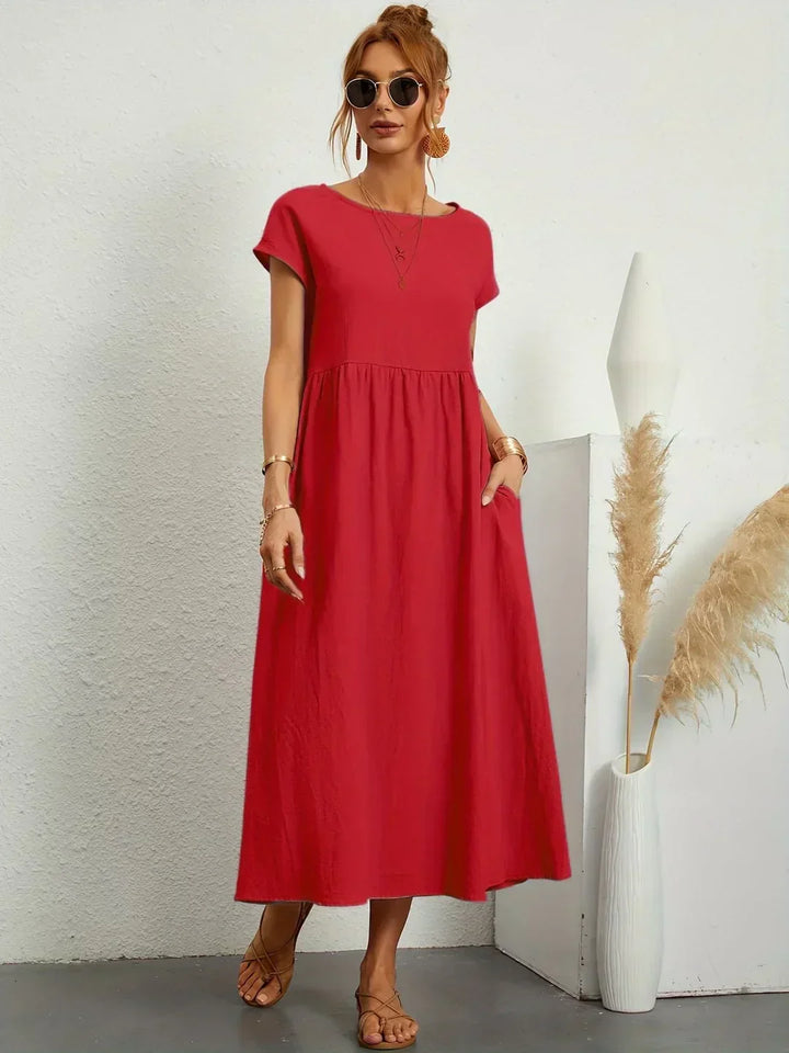Gabriela™ | Robe midi fluide d'une élégance inétemporelle