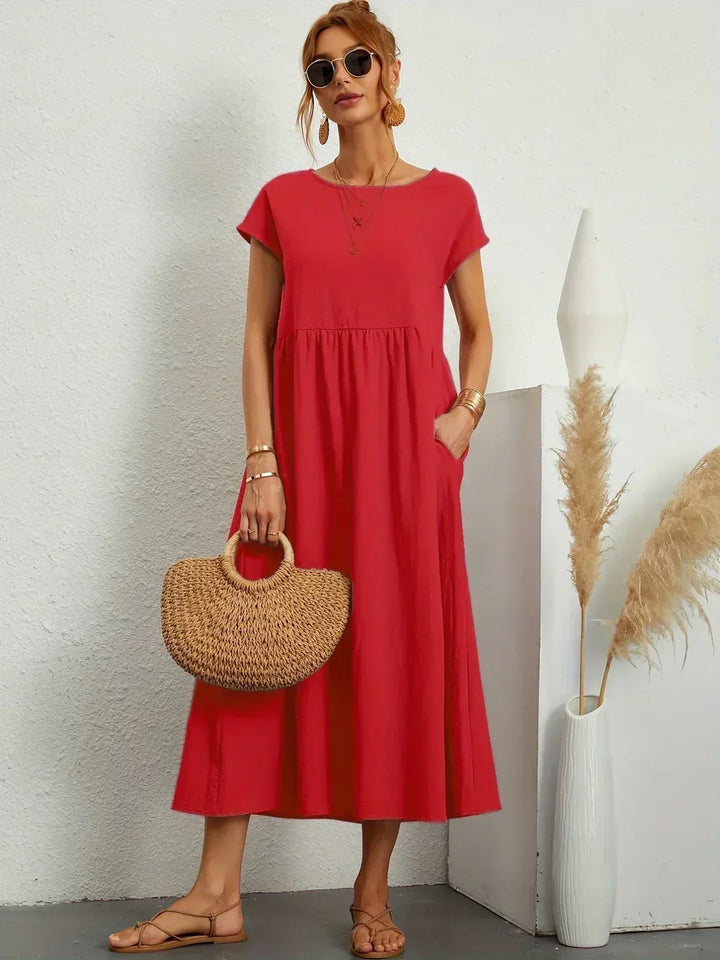 Gabriela™ | Robe midi fluide d'une élégance inétemporelle