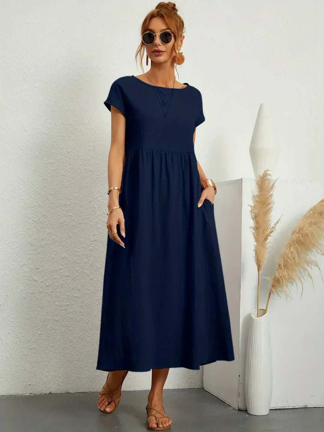 Gabriela™ | Robe midi fluide d'une élégance inétemporelle