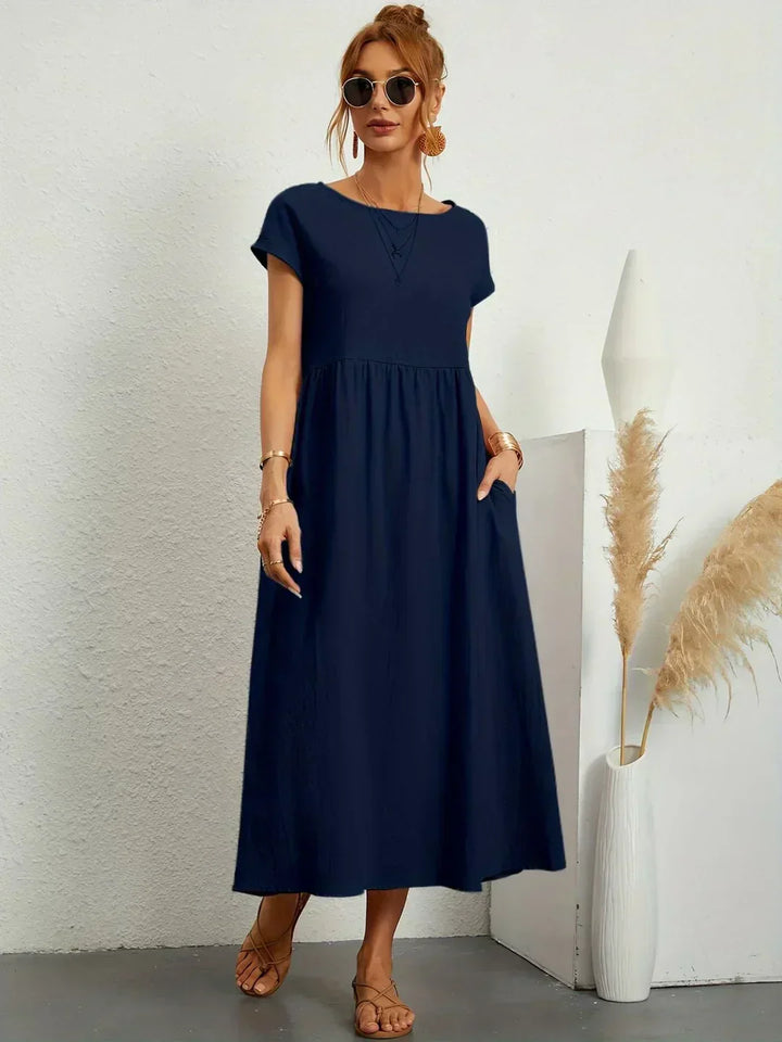 Gabriela™ | Robe midi fluide d'une élégance inétemporelle