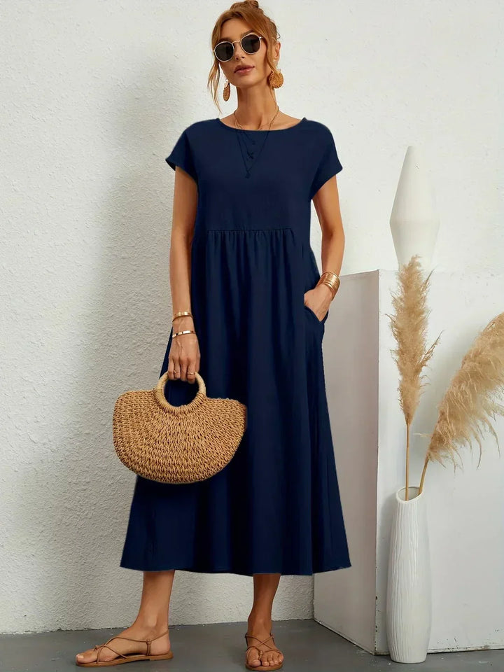 Gabriela™ | Robe midi fluide d'une élégance inétemporelle