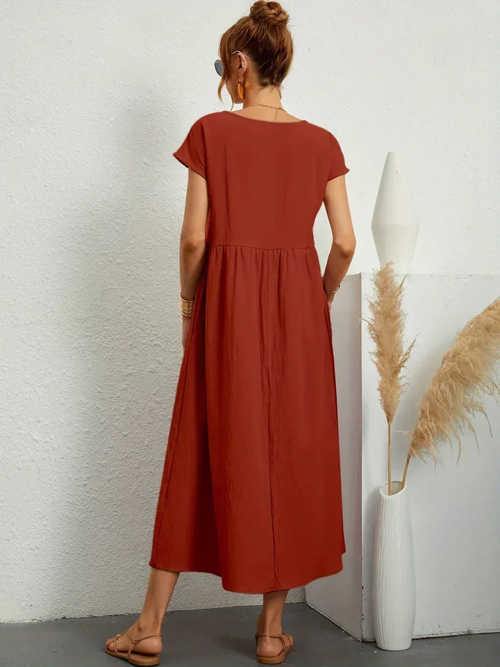 Gabriela™ | Robe midi fluide d'une élégance inétemporelle