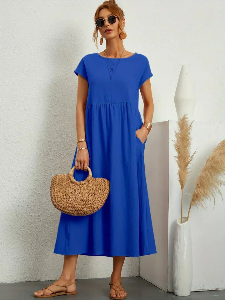 Gabriela™ | Robe midi fluide d'une élégance inétemporelle