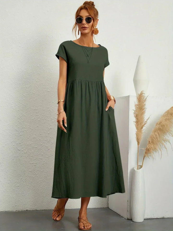 Gabriela™ | Robe midi fluide d'une élégance inétemporelle