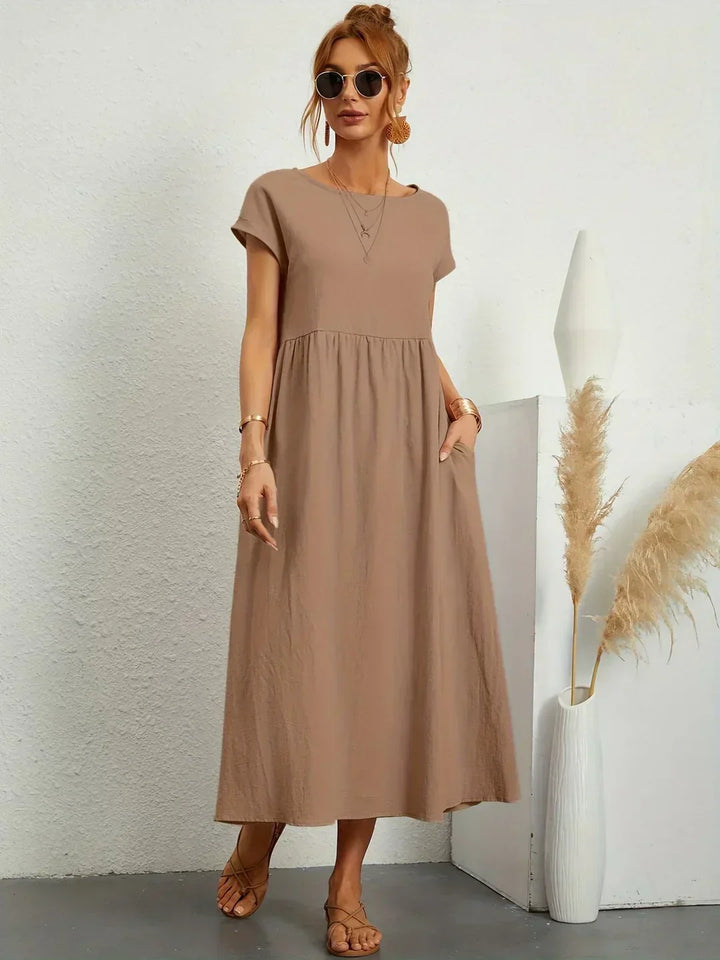 Gabriela™ | Robe midi fluide d'une élégance inétemporelle