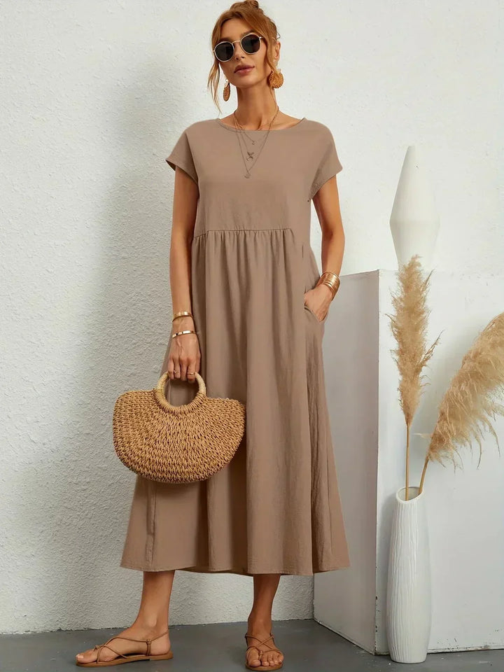 Gabriela™ | Robe midi fluide d'une élégance inétemporelle