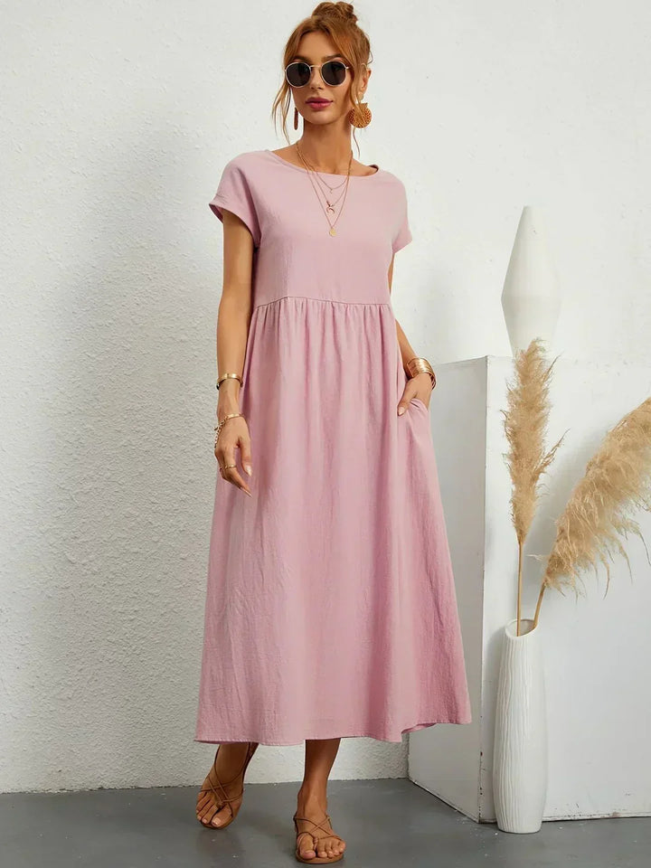 Gabriela™ | Robe midi fluide d'une élégance inétemporelle