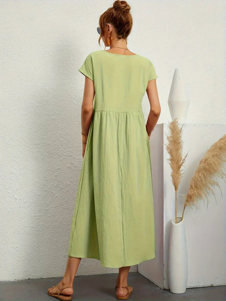 Gabriela™ | Robe midi fluide d'une élégance inétemporelle
