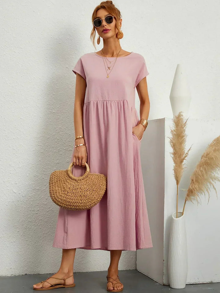 Gabriela™ | Robe midi fluide d'une élégance inétemporelle