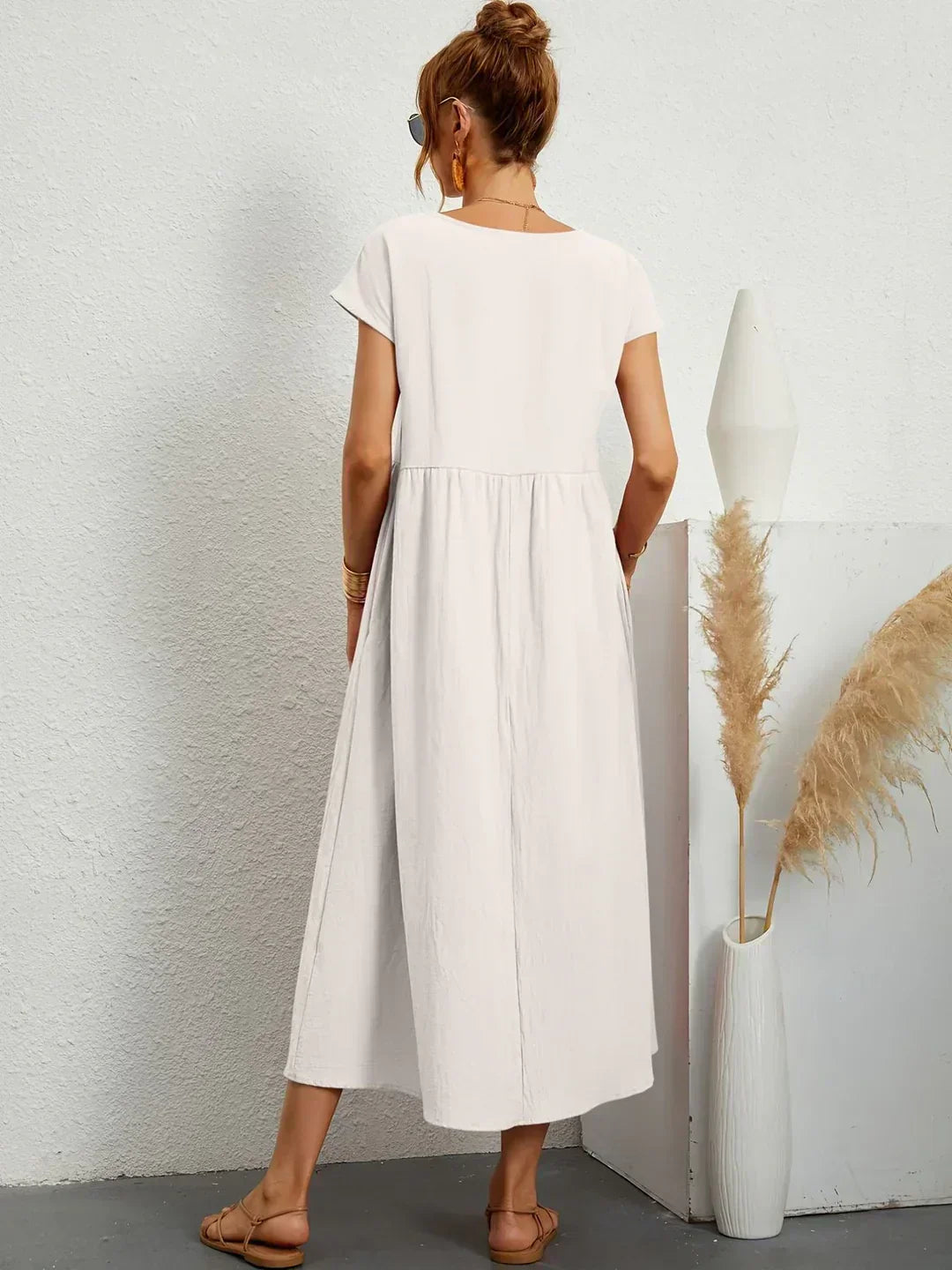 Gabriela™ | Robe midi fluide d'une élégance inétemporelle