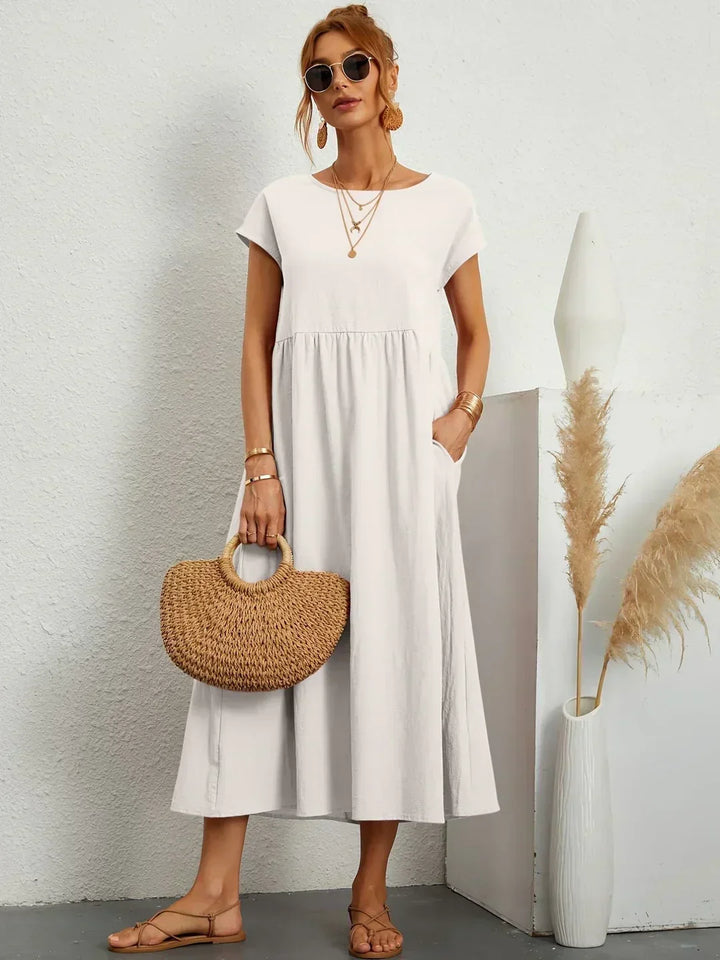 Gabriela™ | Robe midi fluide d'une élégance inétemporelle