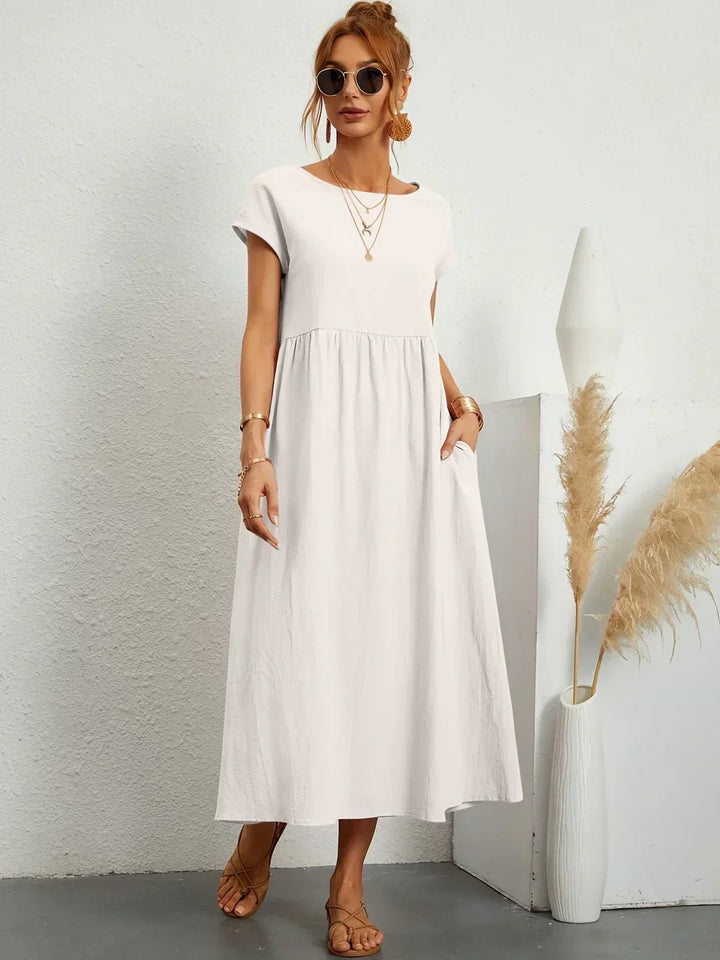 Gabriela™ | Robe midi fluide d'une élégance inétemporelle