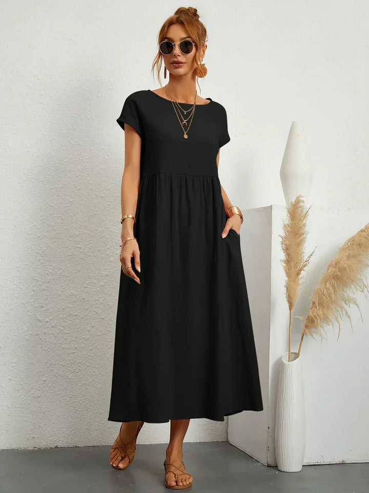 Gabriela™ | Robe midi fluide d'une élégance inétemporelle