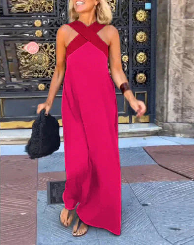 Delfina | Robe à encolure croisée