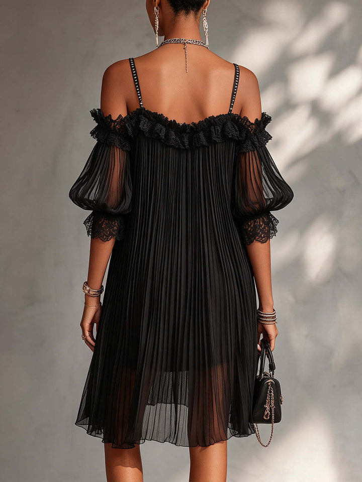 Aurora | Robe Longue en Mousseline Col V