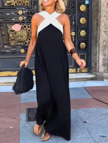 Delfina | Robe à encolure croisée