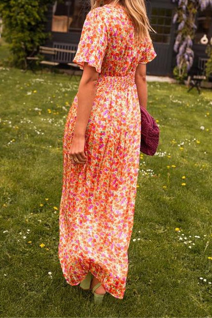 Natalie | Maxi-Robe Imprimée Flatteuse