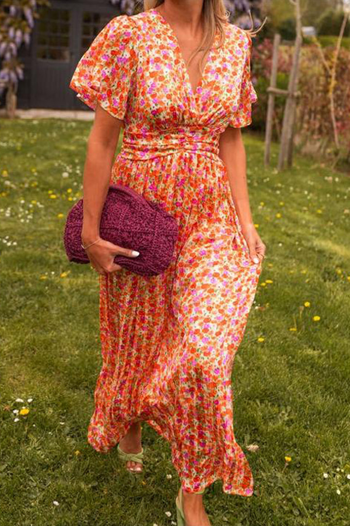 Natalie | Maxi-Robe Imprimée Flatteuse