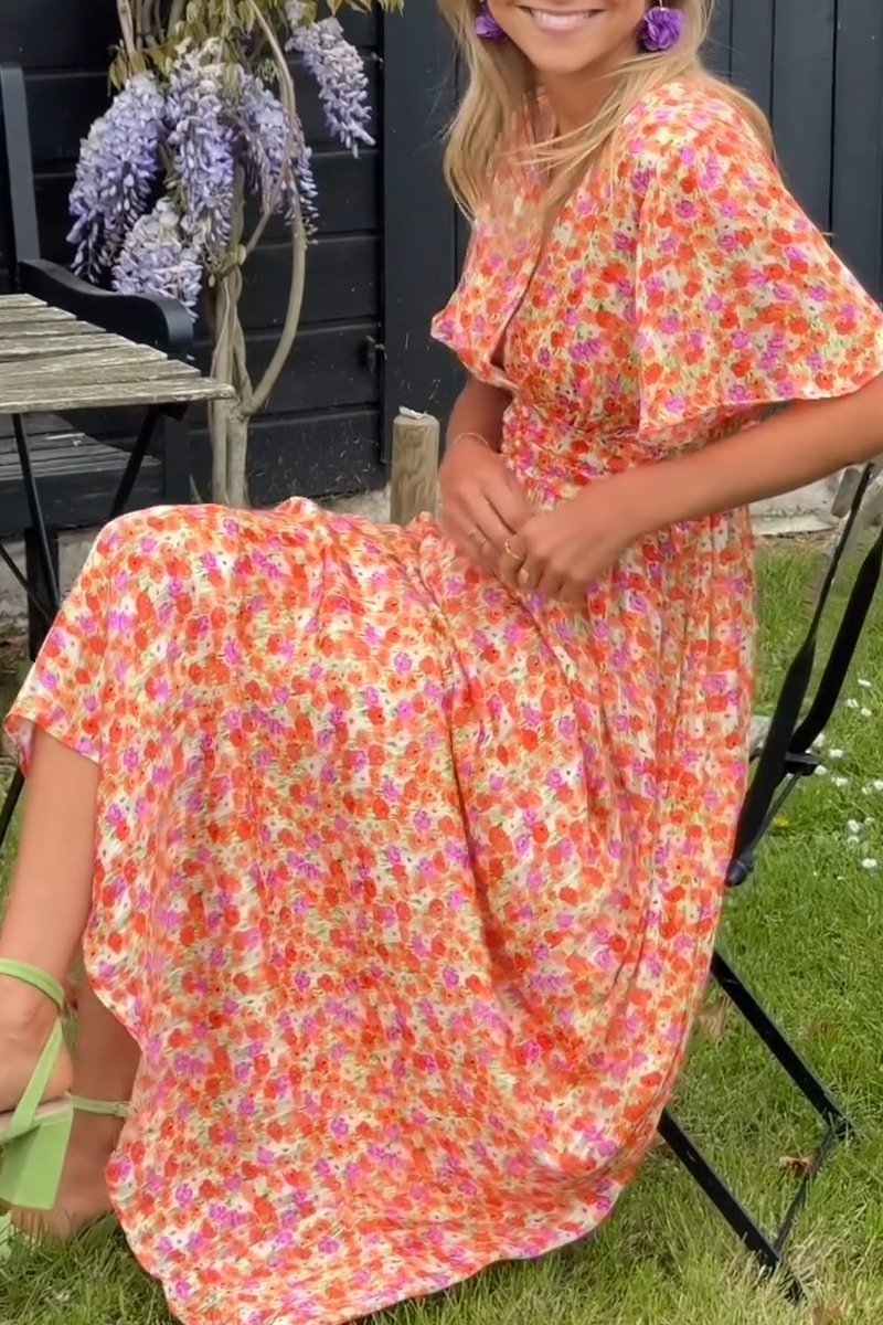 Natalie | Maxi-Robe Imprimée Flatteuse