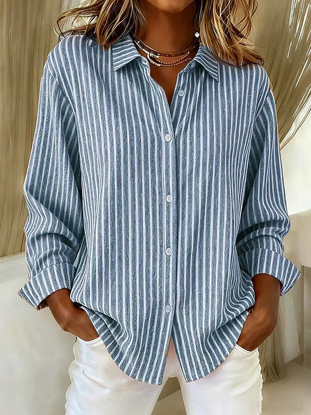 Jacqueline™ | rayé bouton-Down Shirt